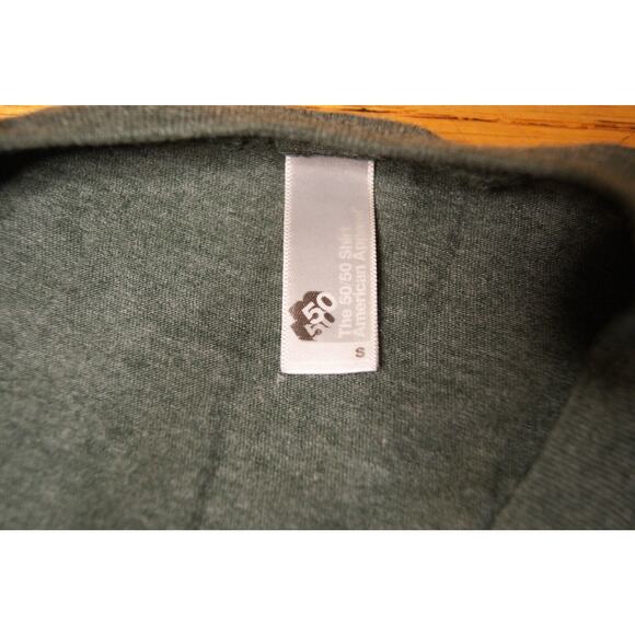 Lauren Mann & The Fairly Odd Folk Over Land & See Whale Womens S Green TShirt - Picture 3 of 6